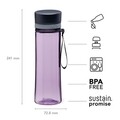 Sticla plastic 600 ml Aveo, Violet Purple - Aladdin