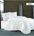 Fehér kétszemélyes ágynemű, Majoli Home Collection, 4 db, 240x260 cm, szatén pamut, fehér