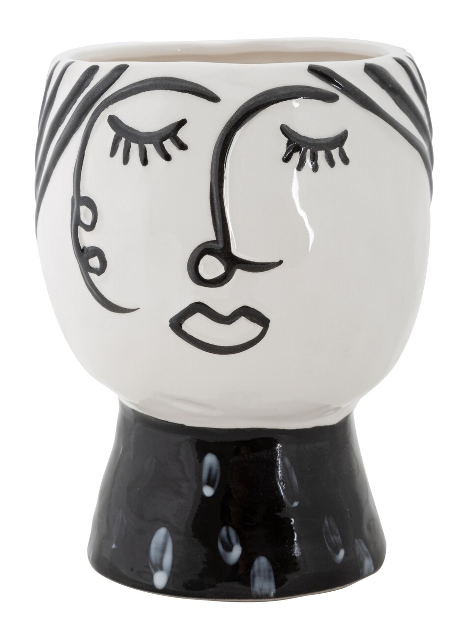 Face Váza, Mauro Ferretti, Ø14x18.2 cm, porcelán