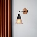 Fali lámpa Foca N-129, Noor, 24 x 28 cm, 1 x E27, 100W, fekete
