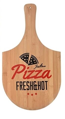 Vágódeszka pizzának Fresh & Hot, 53.5x30.5x1 cm, bambusz