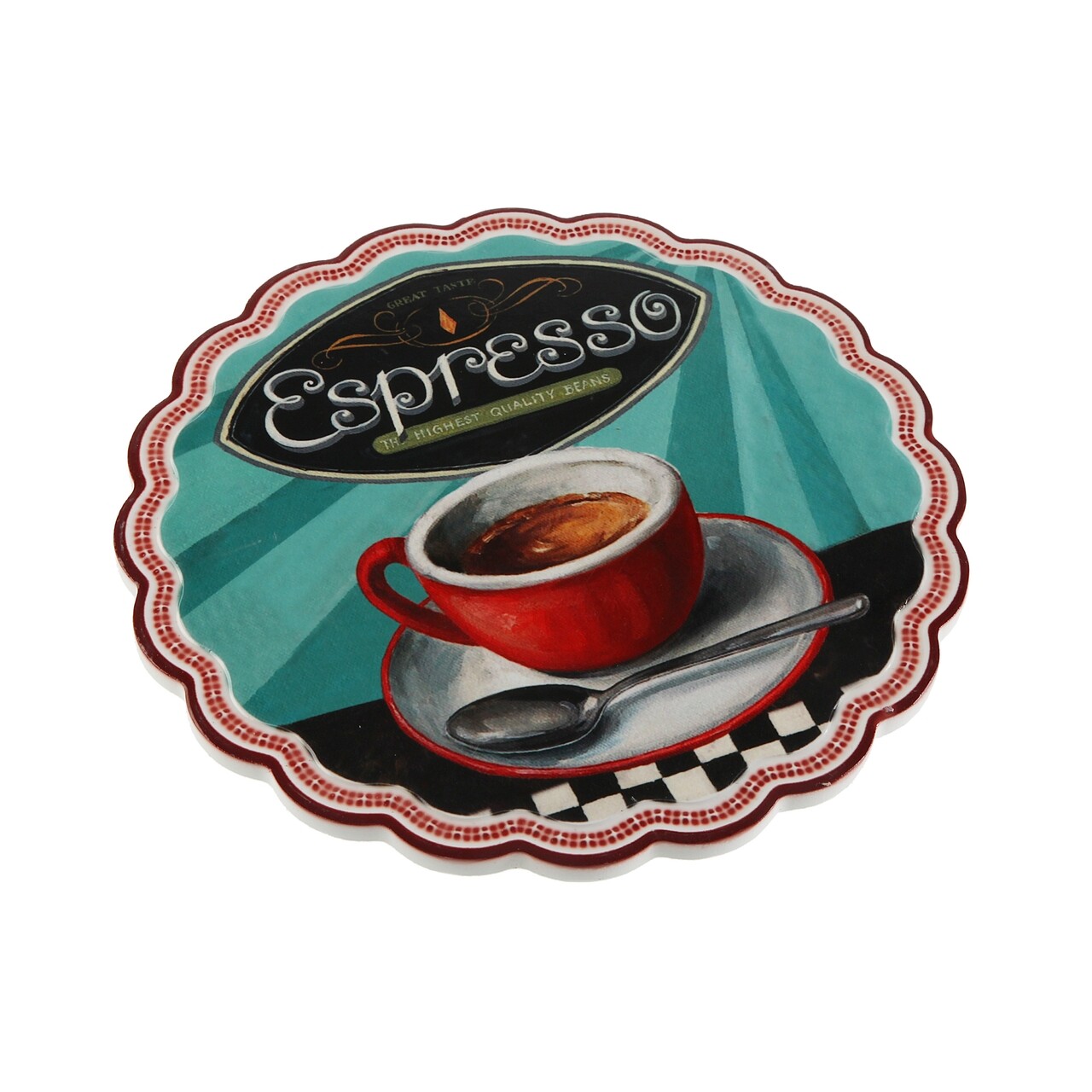 Versa Espresso Forró Edénytartó, Ø20 Cm, Kerámia