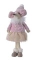 Mouse in dress Dekoráció, Decoris 18x11x38 cm poliészter, sokszínű