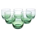 Glasmark 6 darabos Whiskys pohár szett, Ombre, 260 ml, üveg, zöld
