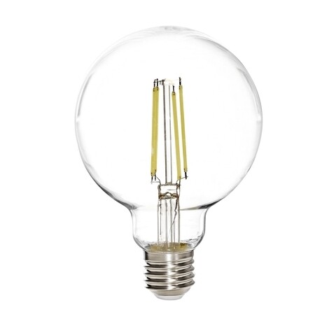 LED izzó, Zsálya, G95 - Fehér, 7 W, 6500K, 806 Lm, üveg