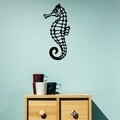 Seahorse Fali dekoráció, Tanelorn, 25x53 cm, fém