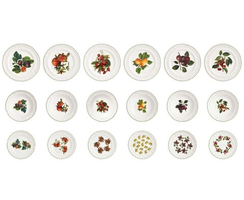 Le Primizie 18 darabos Étkészlet, Brandani, porcelán