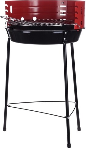 Grillsütő Ø33 cm, fém, piros
