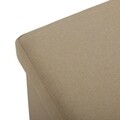 Rory Pad tárolóhellyel, Versa, 76.5x38x37.5 cm, poliuretán, MDF, bézs