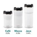 Termos inox Cafe Thermavac, 250 ml, Snowflake White - Aladdin