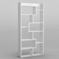 Kuttap Könyvszekrény, Kalune Design, 90x22x182 cm, fehér