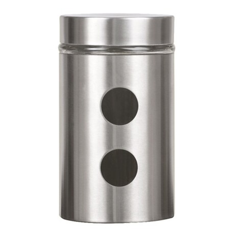 Muhler fedeles tartály, MR-1406, üveg / rozsdamentes acél, 1050 ml, ezüst
