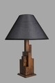 Luin Éjjeli lámpa, 8301-1M, E27, 60 W, fa/textil