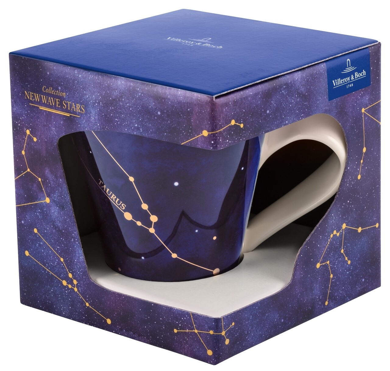 Csésze, Villeroy & Boch, NewWave Stars, Taurus, 300 Ml, Prémium Porcelán