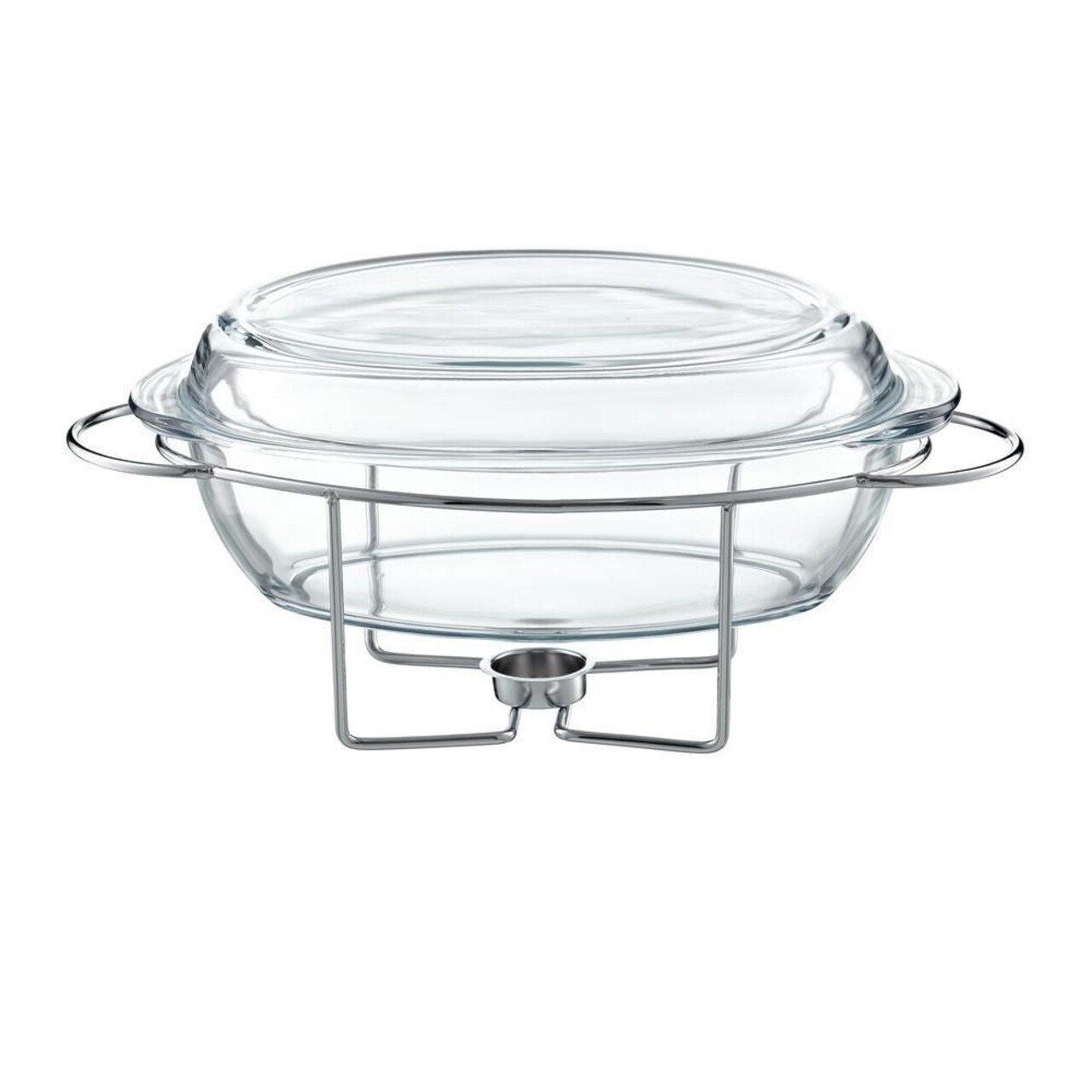 Chafing Dish Oval Saule, Ambition, 4,5 L, Hőálló üveg