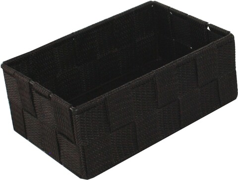 Tex tároló doboz, Tömörítő, 18x12x7 cm, csokoládé
