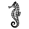 Seahorse Fali dekoráció, Tanelorn, 25x53 cm, fém