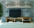 Kale TV Komód, Decorotika, 180x37.3x40 cm, fehér/bézs