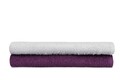 2 db kéztörlő készlet, Beverly Hills Polo Club, 402, 50x90 cm, 100% pamut, lila/szürke