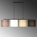 Opviq csillár - 4721, 25x110x120 cm, 4x E27, 100 W