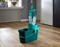 Tisztító szett, Clean Twist System M, Leifheit, műanyag, zöld