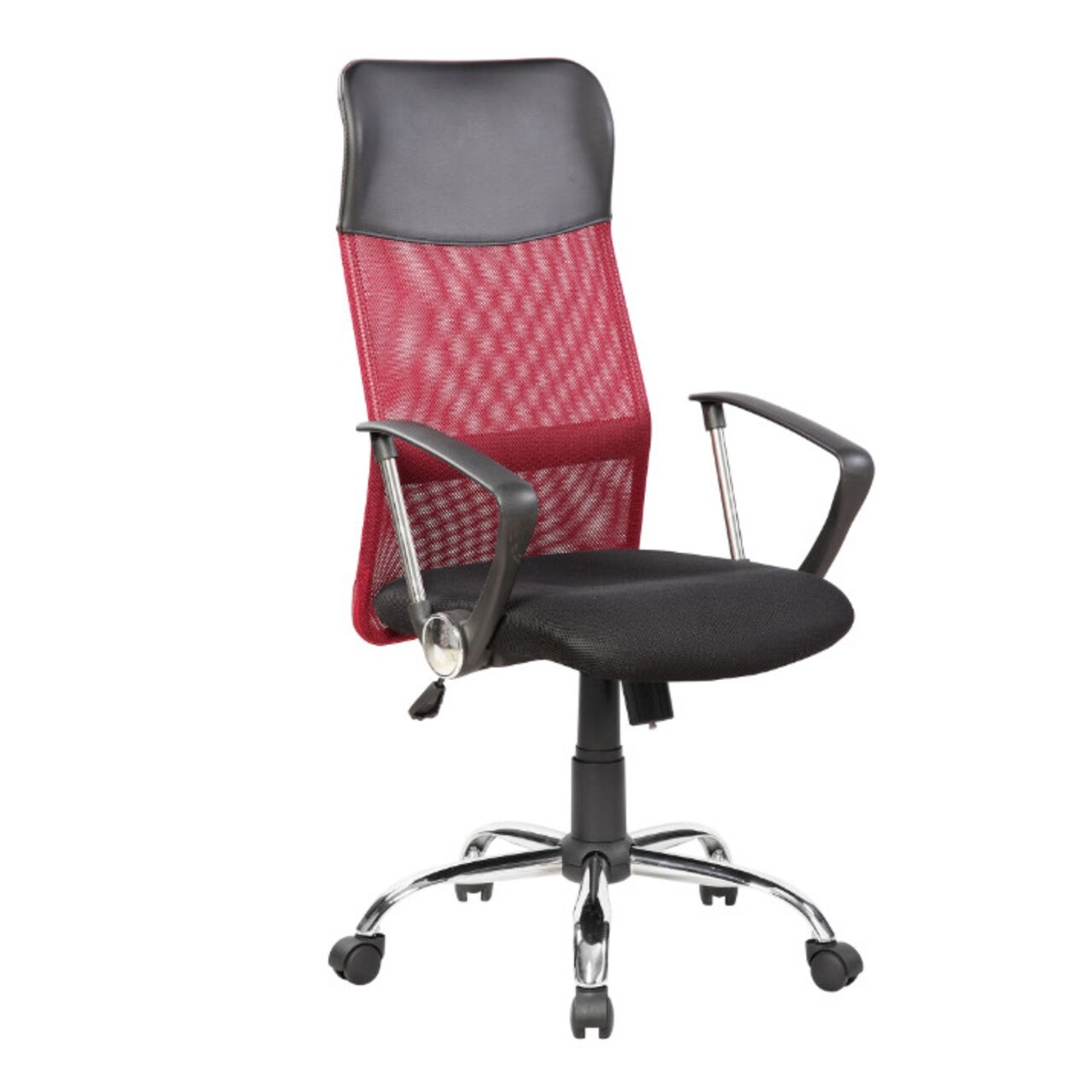 Ergonomikus irodai szék bedora lotte, mesh, fekete / piros