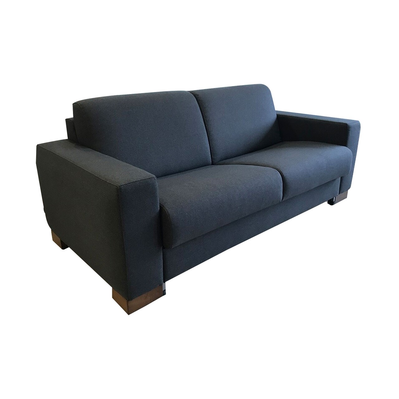 Kansas kihúzható kanapé, ndesign, 3 személyes, 200x98x98 cm, fa, fekete