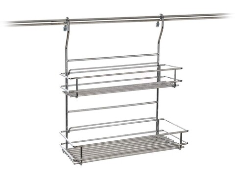 Szép fűszertároló, Variella Double, Bankett, 32,5x17x39 cm, rozsdamentes acél