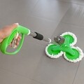 InnovaGoods Felmosó, 3 forgófejjel, 600 ml, 40 x 130 cm, ABS/rozsdamentes acél