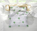 Aloe Vera Essence Szett, mikroszálas párna 50x70 cm és steppelt paplan 350g/nm, 140x200 cm