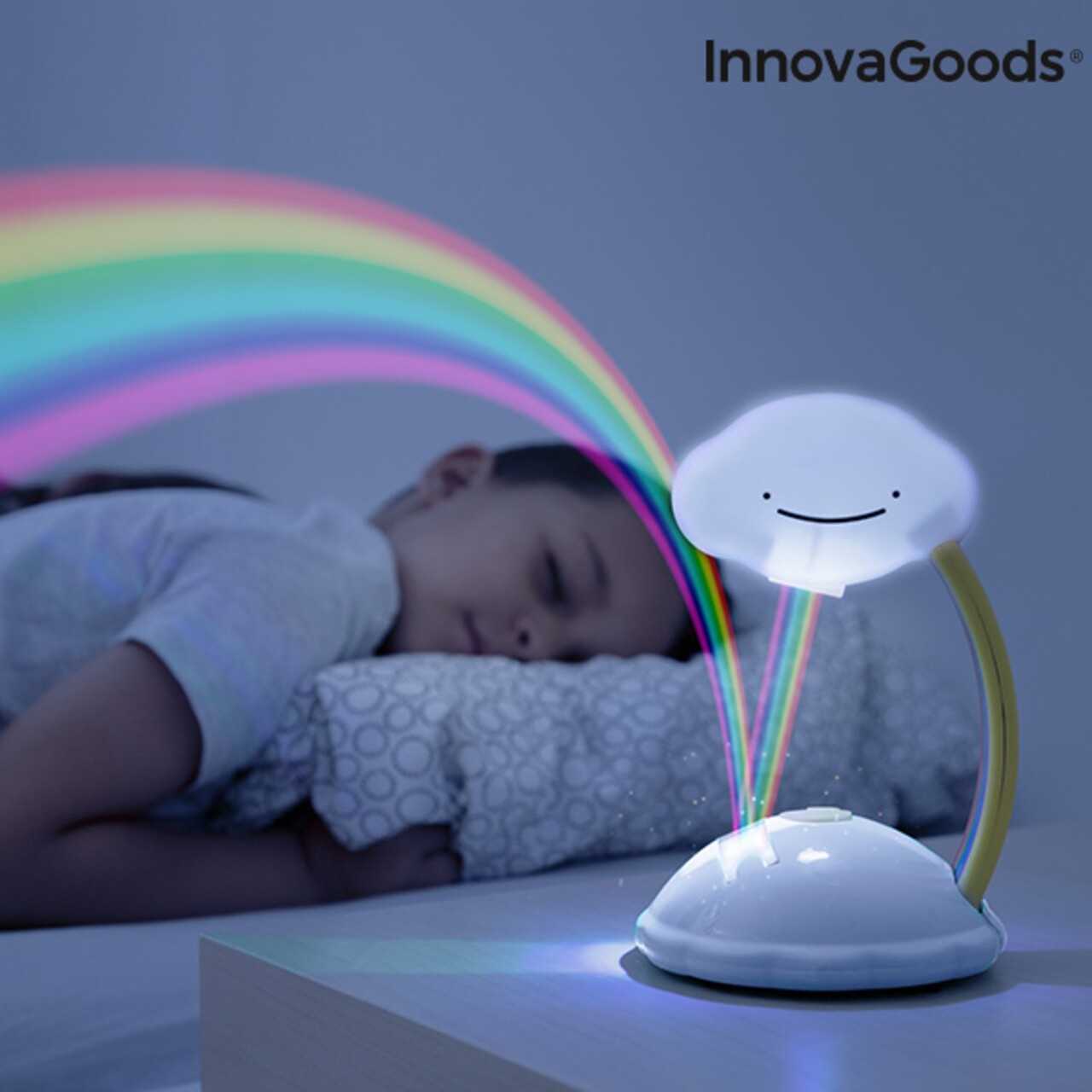 InnovaGoods Libow LED Rainbow Cloud projektor