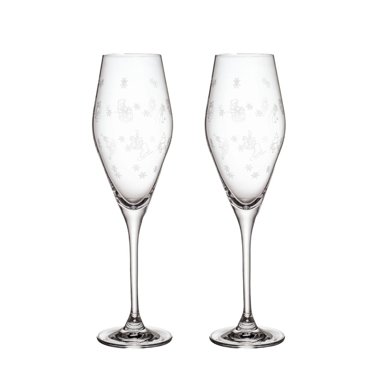 2 pezsgős pohár készlet, Villeroy & Boch, Toy's Delight, 260 ml, kristályüveg