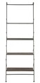 Stairs Raw Polcegység, Mauro Ferretti, 65x41x180 cm, vas, barna/fekete