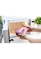 Téglalap alakú serpenyő tetővel, Tefal, Clip & Micro, 1 l, műanyag, piros