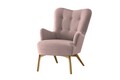 Fotel székkel, Arndt, Flamingo, fa / poliészter