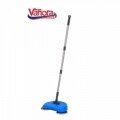 Kézi seprű forgó kefékkel, Vanora Turbo Clean, teleszkópos fogantyú, kék