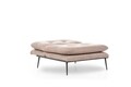 Martin Solo Kihúzható fotel, Futon,130x90 cm, fém, világosbarna