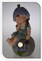 Girl w lavender Napelemes lámpa, 21x23.5x46.5 cm, magnézium oxid
