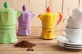 Kávéfőző, Aroma Color, Excelsa, 1 csésze, alumínium, krém