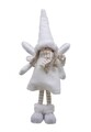 Angel in dres Dekoráció, Decoris, 16,5x8x35 cm, poliészter, fehér