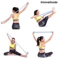 Stort InnovaGoods Elasztikus stretch fitnesz szalag gyakorlat útmutatóval