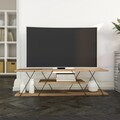 Canaz TV Komód, Kalune Design, 120x30x33 cm, barna/fekete