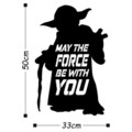 May The Force Be With You Fali dekoráció, Tanelorn, 33x50 cm, fém