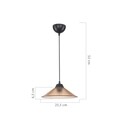 Balmra MDL.4153, Squid Lighting, 25,5x48 cm, 60W, fekete