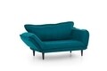 Vino Daybed Kihúzható kanapé, Futon, 3 személyes, 200x70 cm, fém, zöld