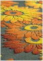 Girasoli konyha szőnyeg, Decorino, 67x150 cm, poliészter, tarka