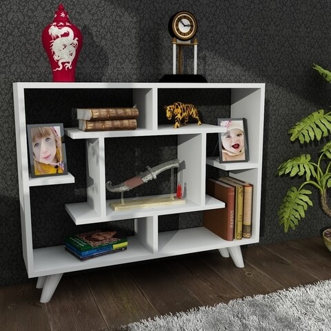 Fondea Könyvespolc, Furny Home, 90x22x76 cm, fehér