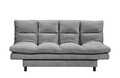 Bővíthető kanapé, Lotta Stone, 85 x 95 x 190 cm, forgácslap, műanyag, poliészter