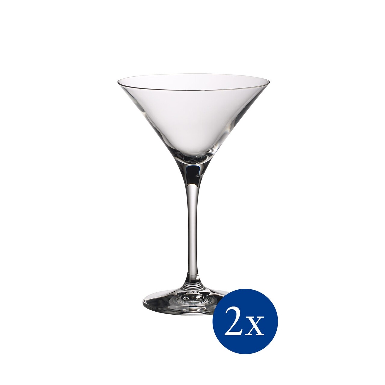 2 db Martini / koktélpohár készlet, Villeroy & Boch, Purismo Bar, 240 ml, Kristályüveg