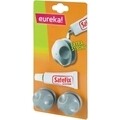 2 db Metaltex Eureka rögzítő készlet, ABS / nylon, ezüst
